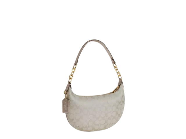 Coach Coach Payton Hobo Bag In Signature Canvas With Gold Champagne Multi - view 3