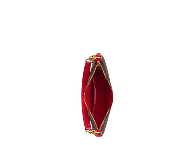 Coach Coach Payton Hobo Bag In Signature Canvas With Walnut Bold Red - view 2