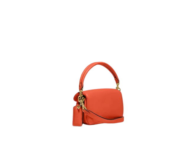 Coach Coach Pillow Tabby Shoulder Bag 18 In Nappa Leather With Wrapped Signature Hardware Sun Orange - view 3