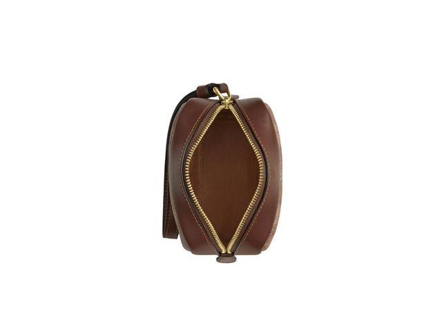 Coach Coach Pouch Wristlet In Signature Coated Canvas With Gold Hardware Tan-Brown - view 3