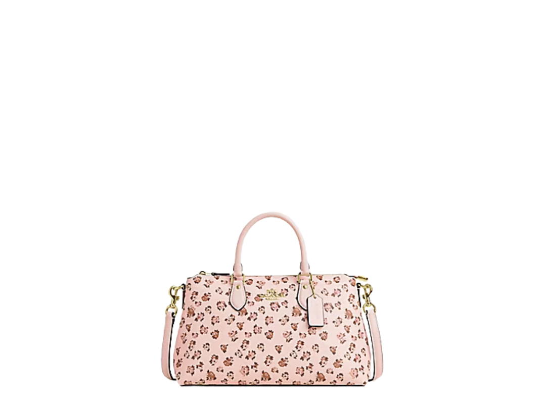 Coach Coach Georgia Satchel Bag In Gold Hardware With Blush