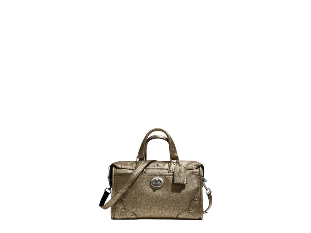 Coach Coach Rhyder 24 Satchel Crossbody Bronze