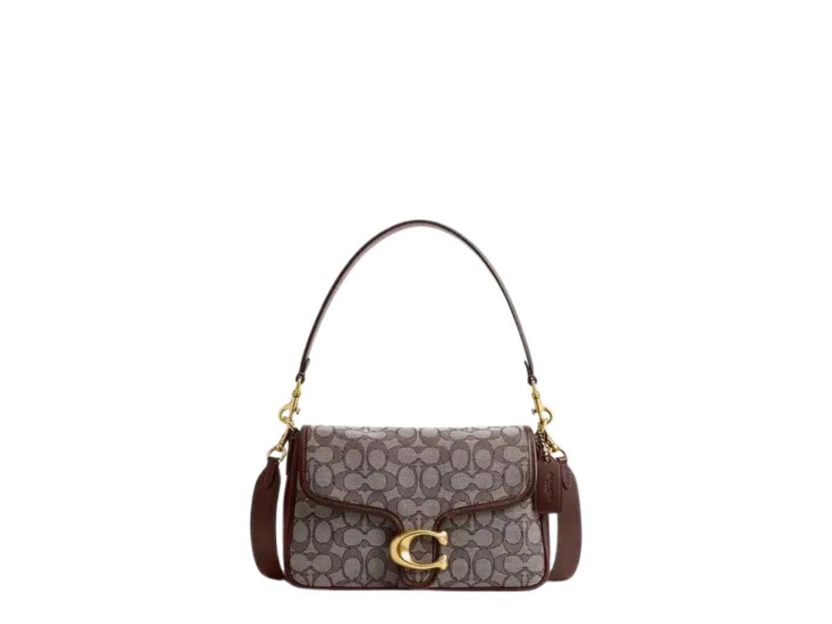 Coach Coach Soft Tabby Shoulder Bag Oak Maple