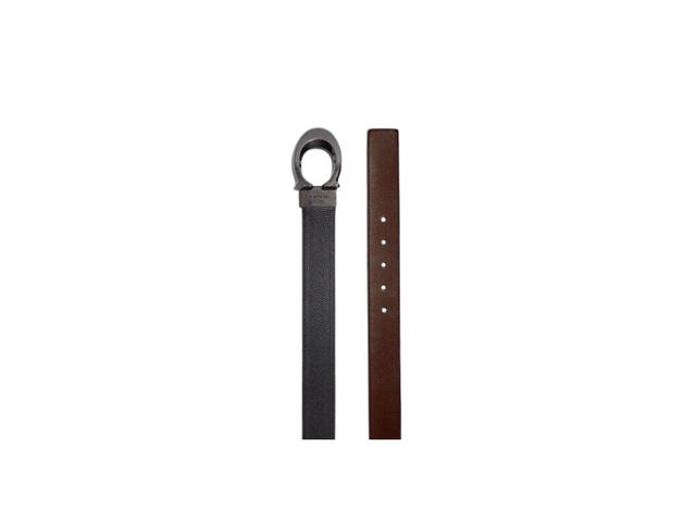 Coach Coach Signature Buckle Cut-To-Size Reversible Belt 38MM Black - view 2