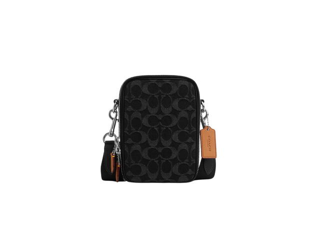 Coach Coach Stanton Crossbody In Signature Denim Black - view 1