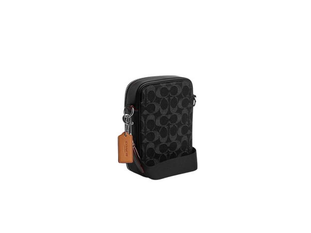 Coach Coach Stanton Crossbody In Signature Denim Black - view 2