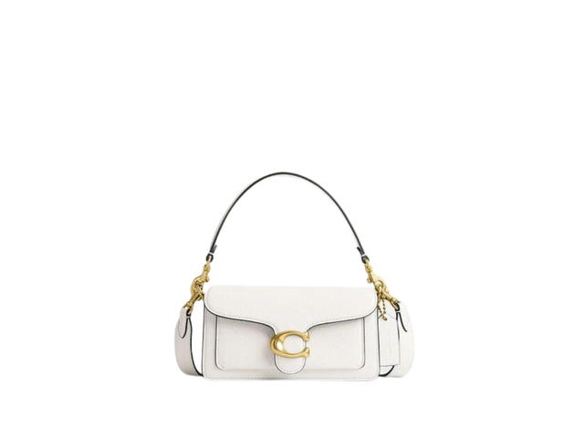Coach Coach Tabby Shoulder Bag 20 In Polished Pebble Leather With Signature Hardware Chalk - view 1