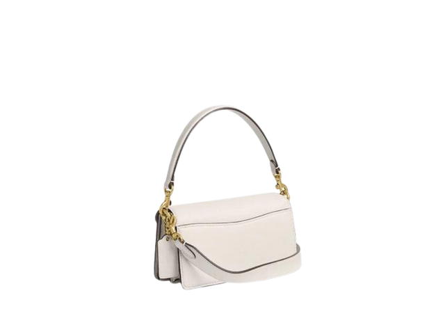 Coach Coach Tabby Shoulder Bag 20 In Polished Pebble Leather With Signature Hardware Chalk - view 3