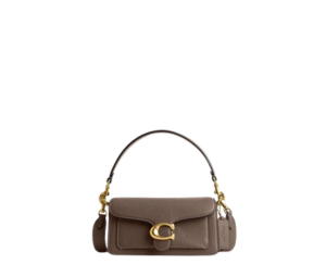 Buy Coach Tabby Shoulder Bag 20 In Polished Pebble Leather With Signature Hardware Dark Stone at Sasom – Authentic and Ready to Ship