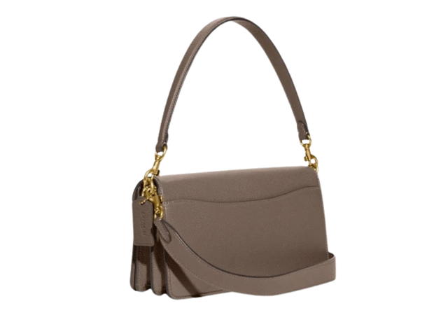 Coach Coach Tabby Shoulder Bag 26 In Polished pebble leather With Gold tone Hardware Dark Stone - view 2