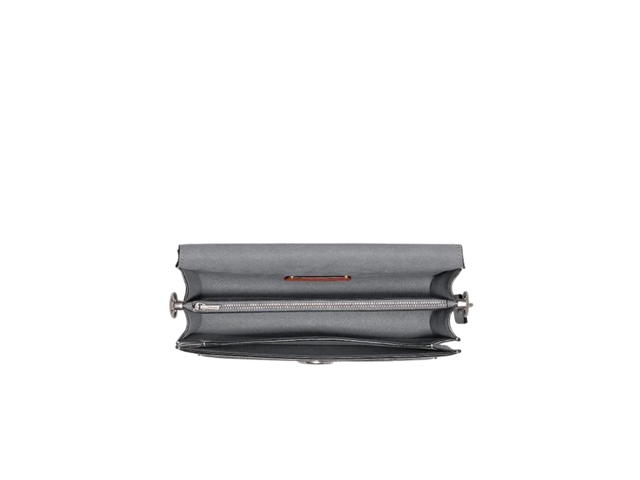 Coach Coach Tabby Shoulder Bag 26 In Polished Pebble Leather With Tonal Leather Signature Hardware Grey - view 2
