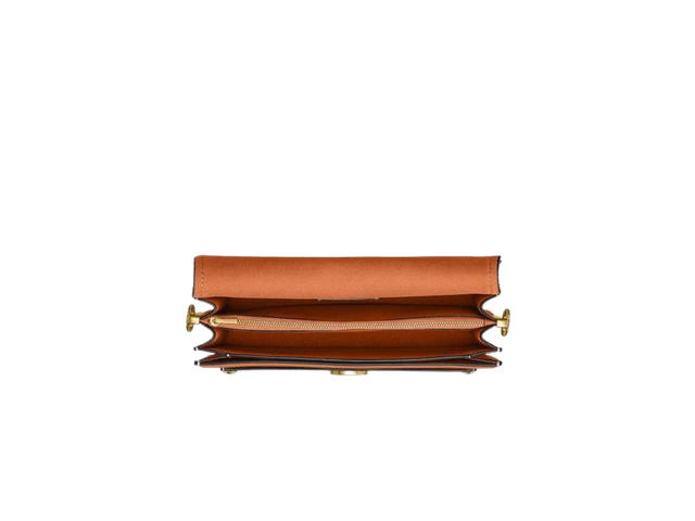 Coach Coach Tabby Shoulder Bag 26 In Polished Pebble-Smooth Leather With Tonal Leather Signature Hardware Faded Orange - view 2