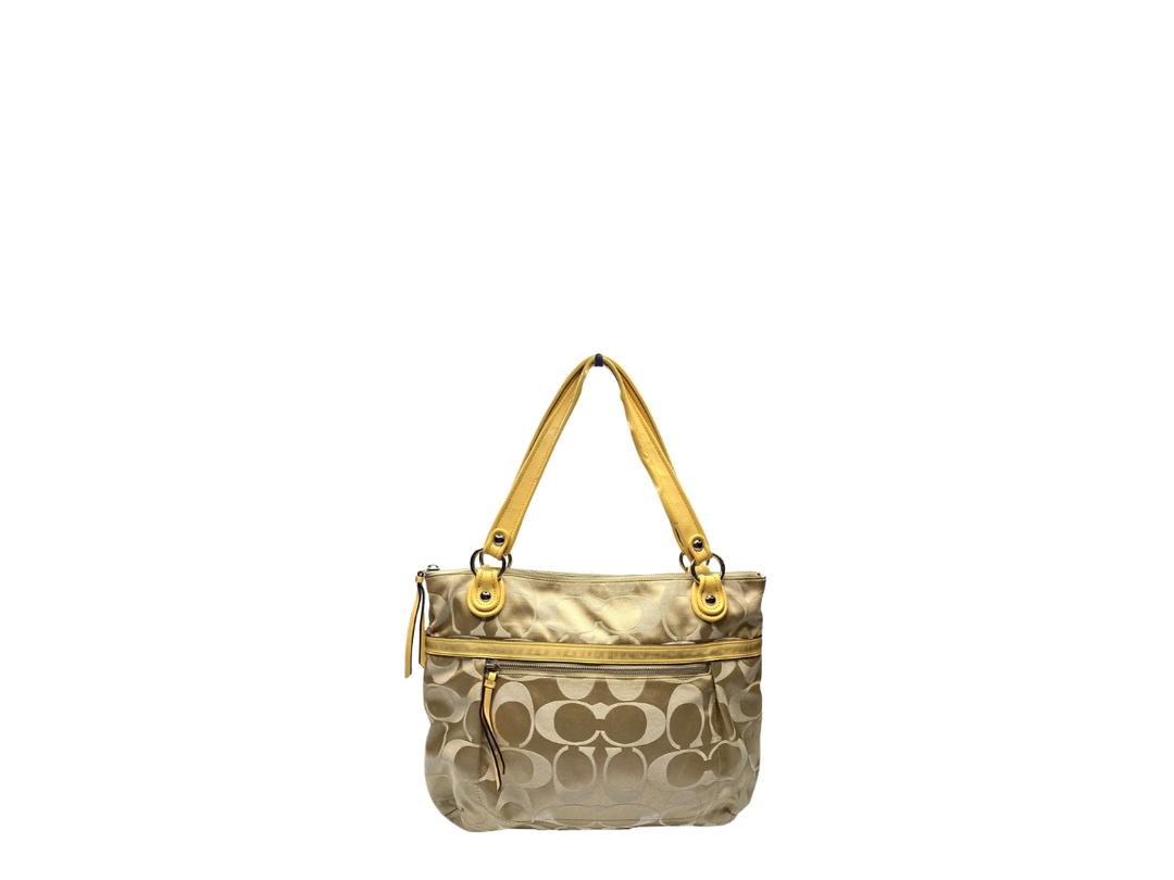 Coach Coach Tote Bag Gold Yellow