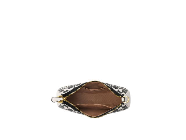 Coach Coach Teri Shoulder Bag In Signature Canvas With Gold Hardware Black Multi - view 3