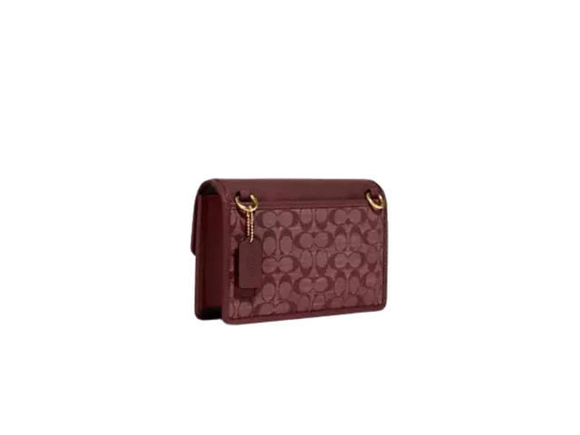 Coach Coach Turner Flap Crossbody Bag In Signature Chambray - view 2