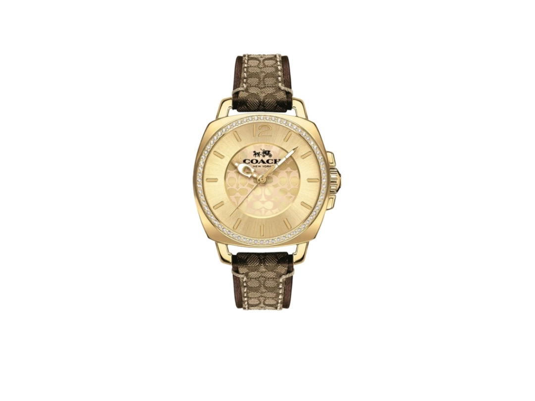 Coach Coach Boyfriend Watch Interchangeable Strap Gift Set 34mm Gold