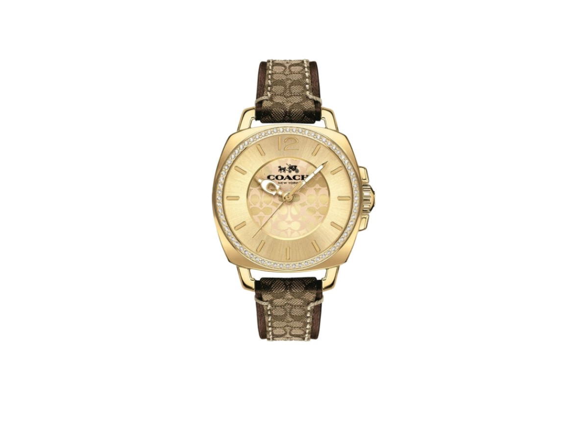 Coach Coach Boyfriend Watch Interchangeable Strap Gift Set 34mm Gold