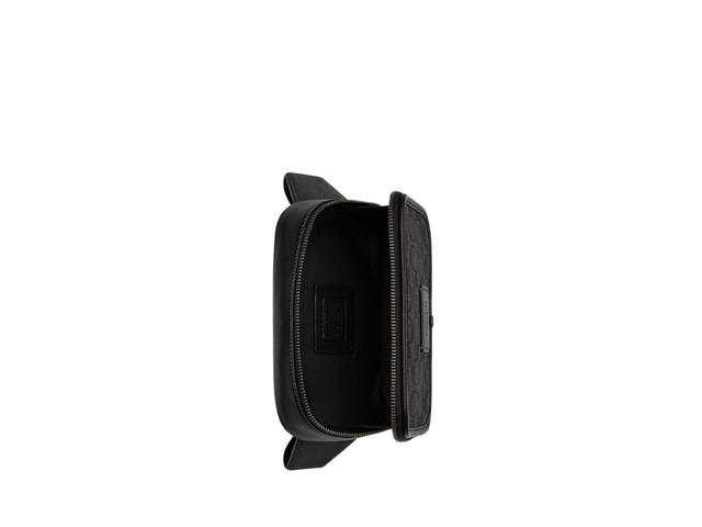 Coach Coach Wyatt Belt Bag In Signature Canvas Charcoal-Black - view 3