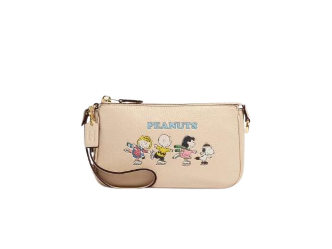 Coach Coach X Peanuts Nolita 19 With Snoopy And Friends Motif Leather Ivory