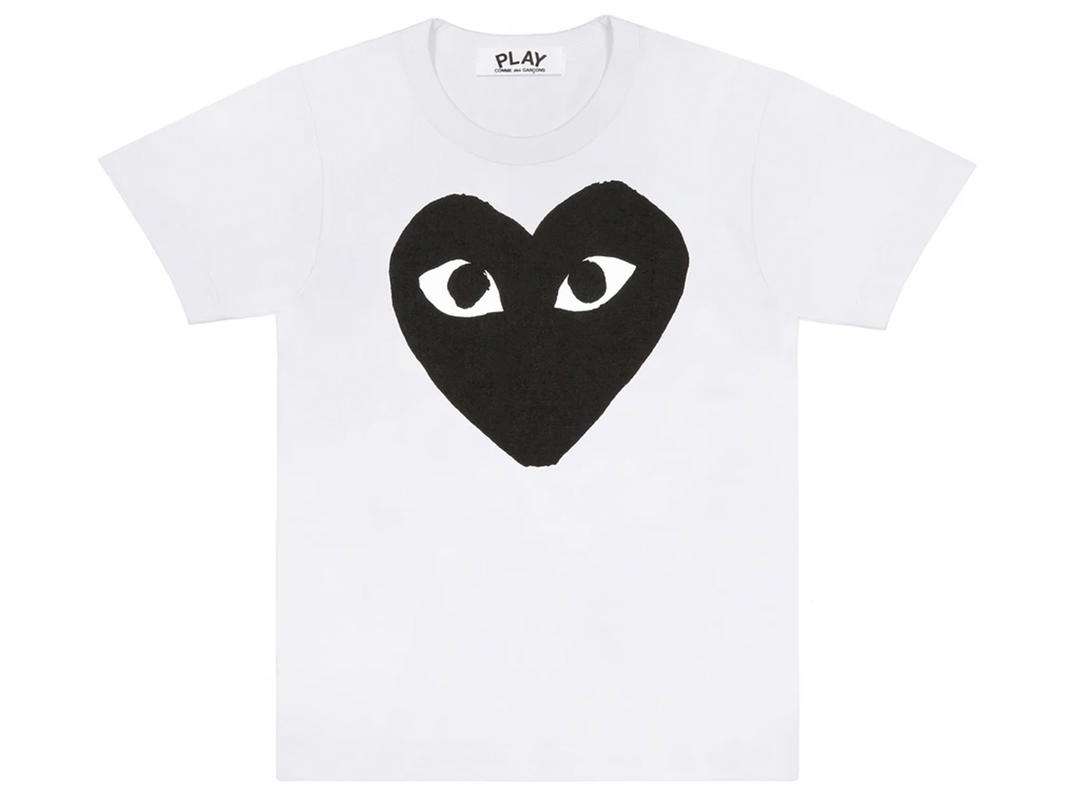 Comme des Garcons Comme Des Garcons Black Play T-shirt White