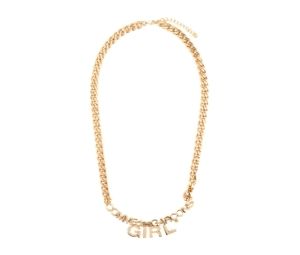 Buy Comme Des Garcons GDG Girls Gold Necklace at Sasom – Authentic and Ready to Ship