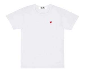 Buy Comme des Garcons PLAY Mini Heart T-Shirt White at Sasom – Authentic and Ready to Ship