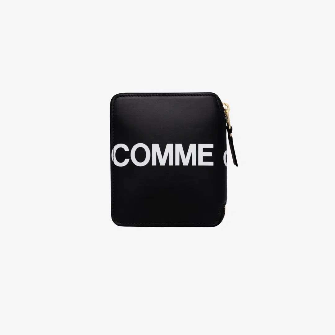 Comme des Garcons Comme des Garcons SA2100HL Huge Logo Classic Line Leather Wallet Black