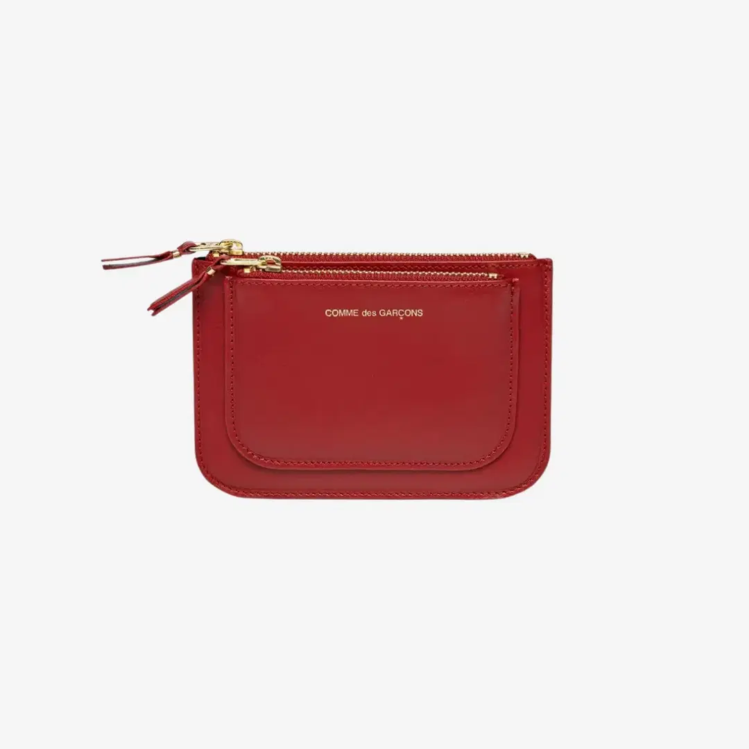 Comme des Garcons Comme des Garcons SA8100OP Outside Pocket Line Wallet Red