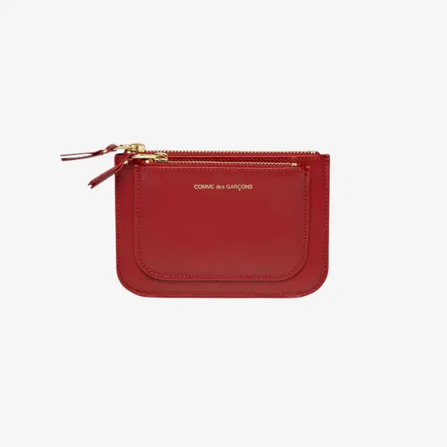 Comme des Garcons Comme des Garcons SA8100OP Outside Pocket Line Wallet Red - view 2