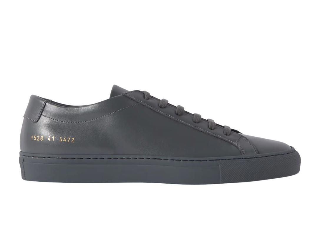 Common Projects Common Projects Original Achilles Leather Sneakers Dark Gray