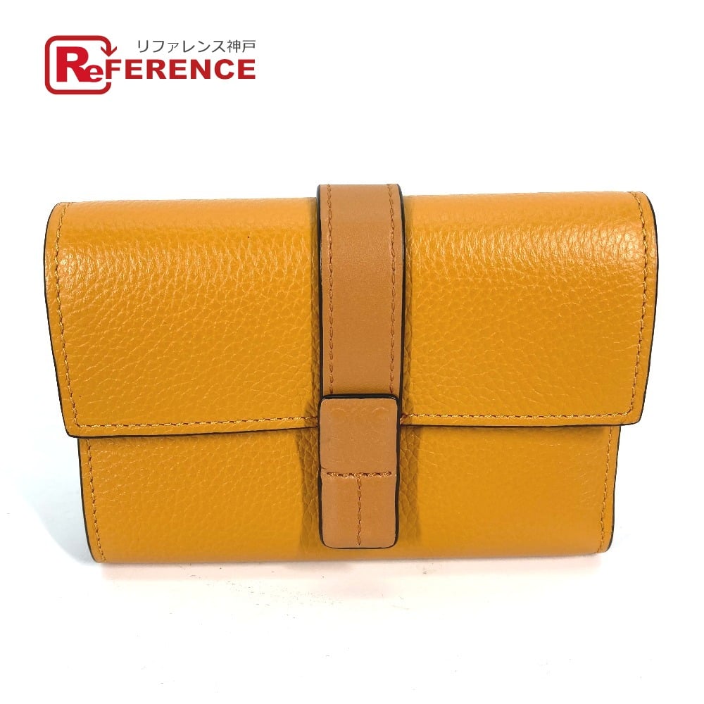 Loewe Compact wallet Anagram Small Vertical Wallet Trifold wallet