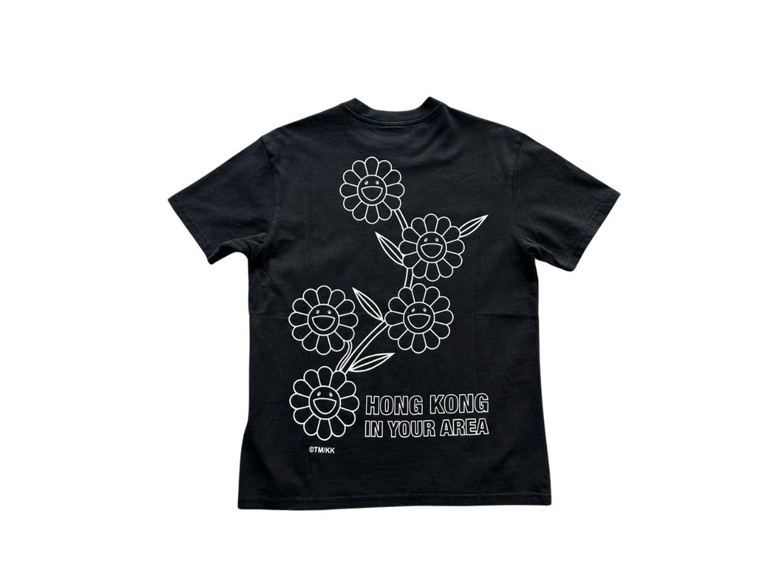 Takashi Murakami Complex Con Hong Kong Murakami Black Pink T-shirt Flower L Limited Black