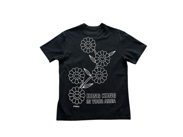Takashi Murakami Complex Con Hong Kong Murakami Black Pink T-shirt Flower L Limited Black - view 1