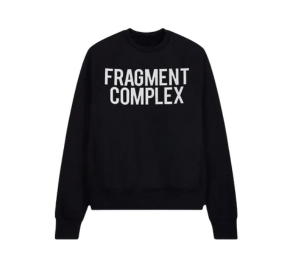 Buy ComplexCon x Fragment Design Crewneck Black (Hong Kong Exclusive Only) at Sasom – Authentic and Ready to Ship