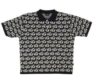 Buy Complexcon X Wasted Youth Monogram Knit Polo Navy at Sasom – Authentic and Ready to Ship