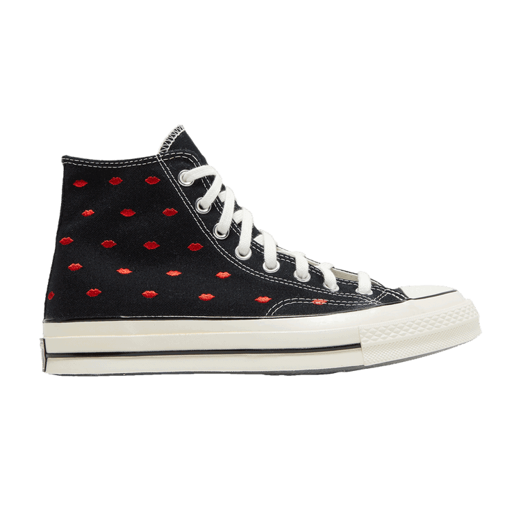 Converse Converse Chuck Taylor All Star 70 Hi Embroidered Lips Black
