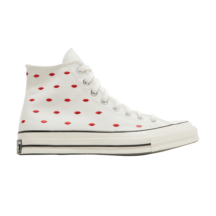 Converse Converse Chuck Taylor All Star 70 Hi Embroidered Lips Vintage White