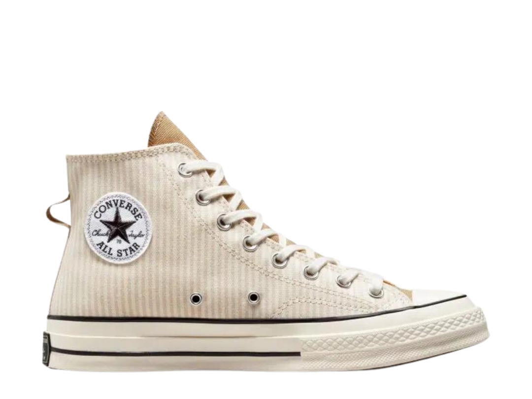 Converse Converse Chuck 70 Hickory Stripe Hi Brown Cream
