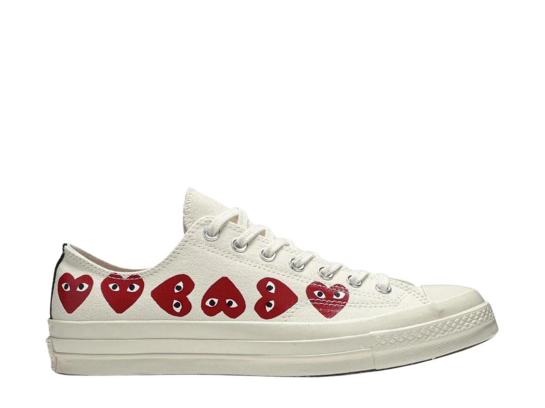 Converse Converse Chuck Taylor All Star 70 Ox Comme des Garcons PLAY Multi-Heart White