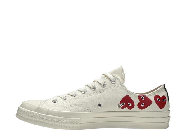 Converse Converse Chuck Taylor All Star 70 Ox Comme des Garcons PLAY Multi-Heart White - view 2