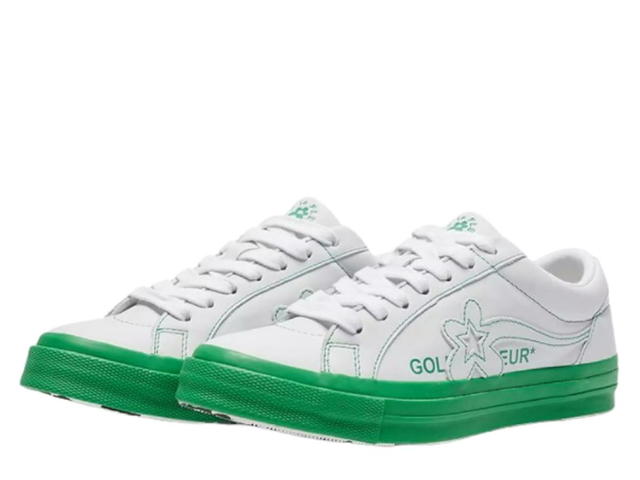 Converse Converse One Star Ox Golf le Fleur Color Block Pack Green - view 3