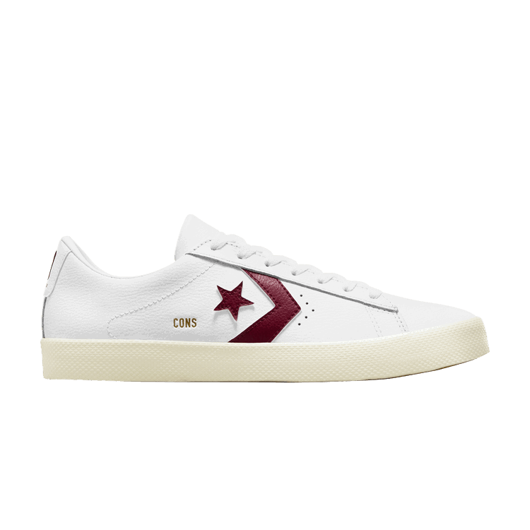 Converse Converse Pro Leather Vulc Pro 'White Deep Bordeaux'