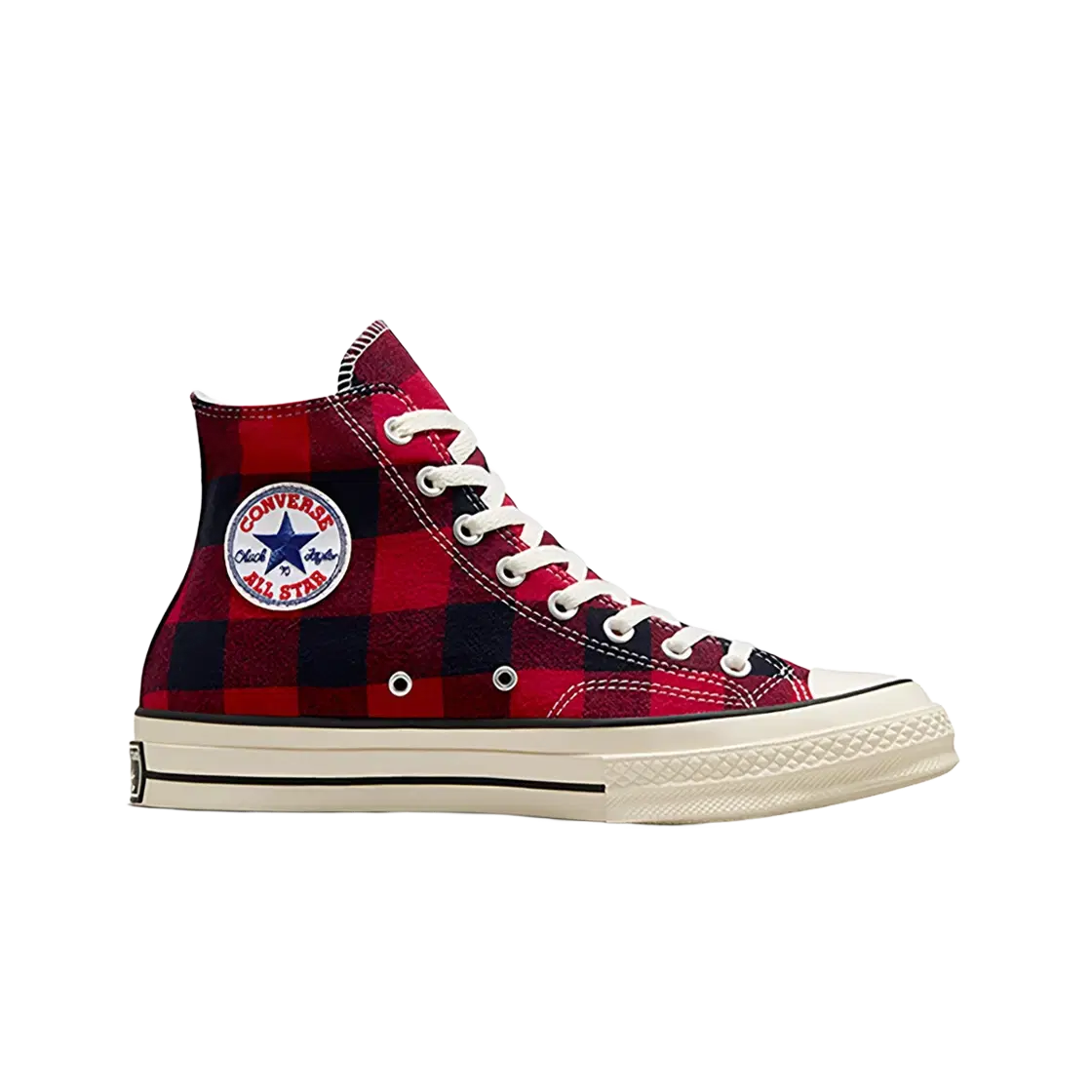 Converse Converse Upcycled Flannel Chuck 70 Hi Red Black