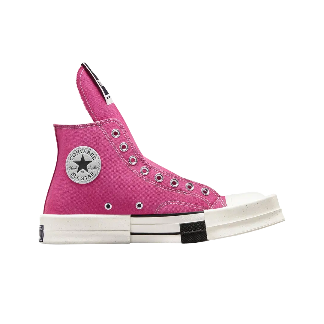 Converse Converse TURBODRK Laceless Chuck Taylor All Star 70 Hi Rick Owens DRKSHDW Cactus Flower Pink