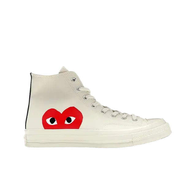 Converse Converse Chuck Taylor All Star 70 Hi Comme des Garcons PLAY White - view 2