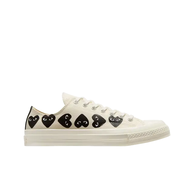 Converse Converse Chuck Taylor All Star 70 Ox Comme des Garcons PLAY Multi-Heart Milk - view 2
