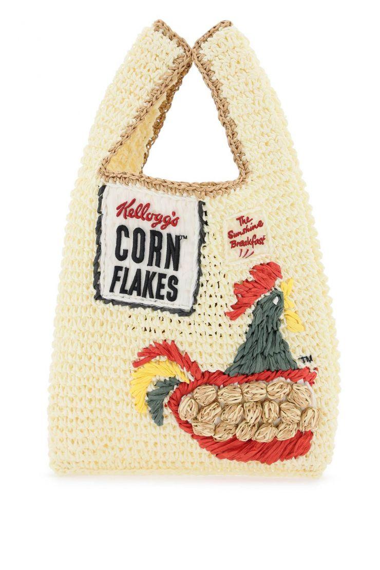Anya Hindmarch ANYA HINDMARCH Corn Flakes mini tote bag Anya Hindmarch
