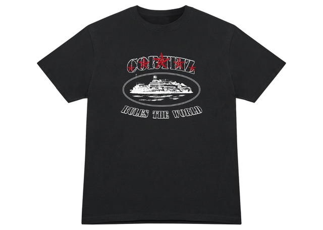 Corteiz Corteiz 5 Starz Alcatraz Tee Black - view 1