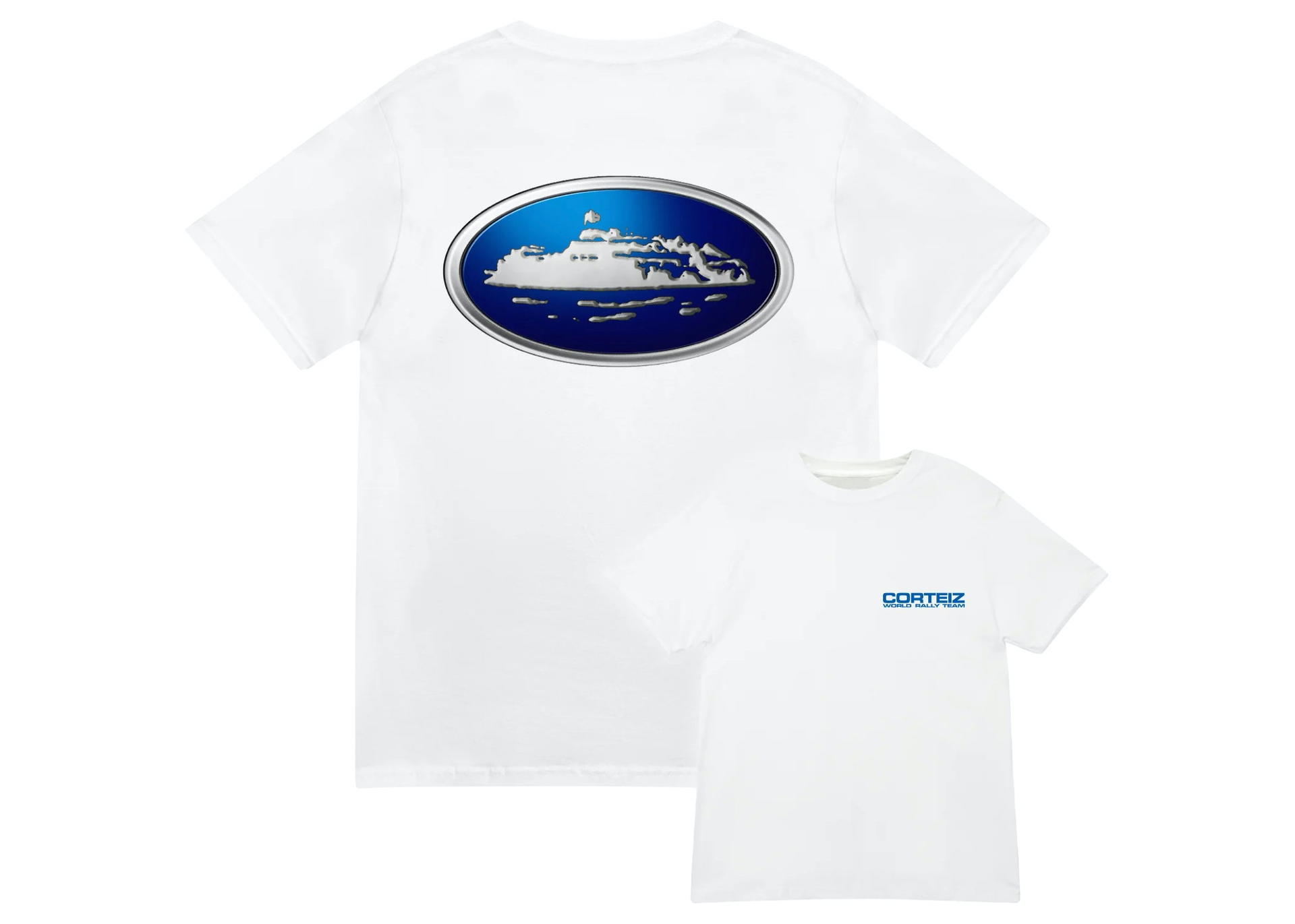 Corteiz Corteiz Alcatraz World Rally Tee White