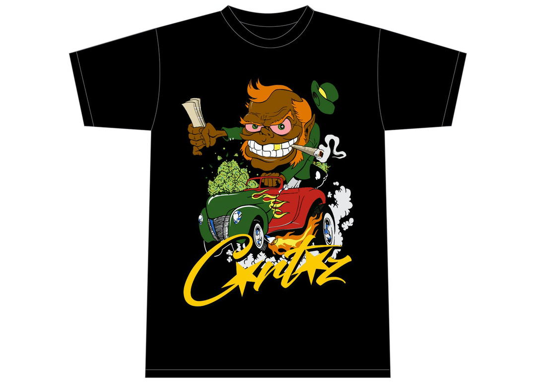 Corteiz Corteiz Leprechaun 420 T-shirt Black